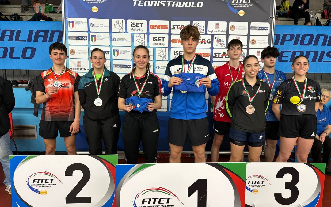 Alessandra Benassi vince la Medaglia di Bronzo nel Doppio Misto Under 17 ai Campionati Italiani Giovanili